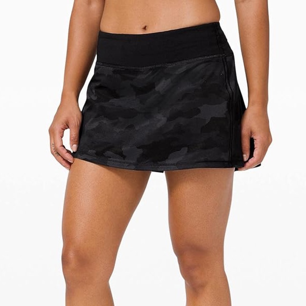 Lululemon Pace Rival Skirt Camo